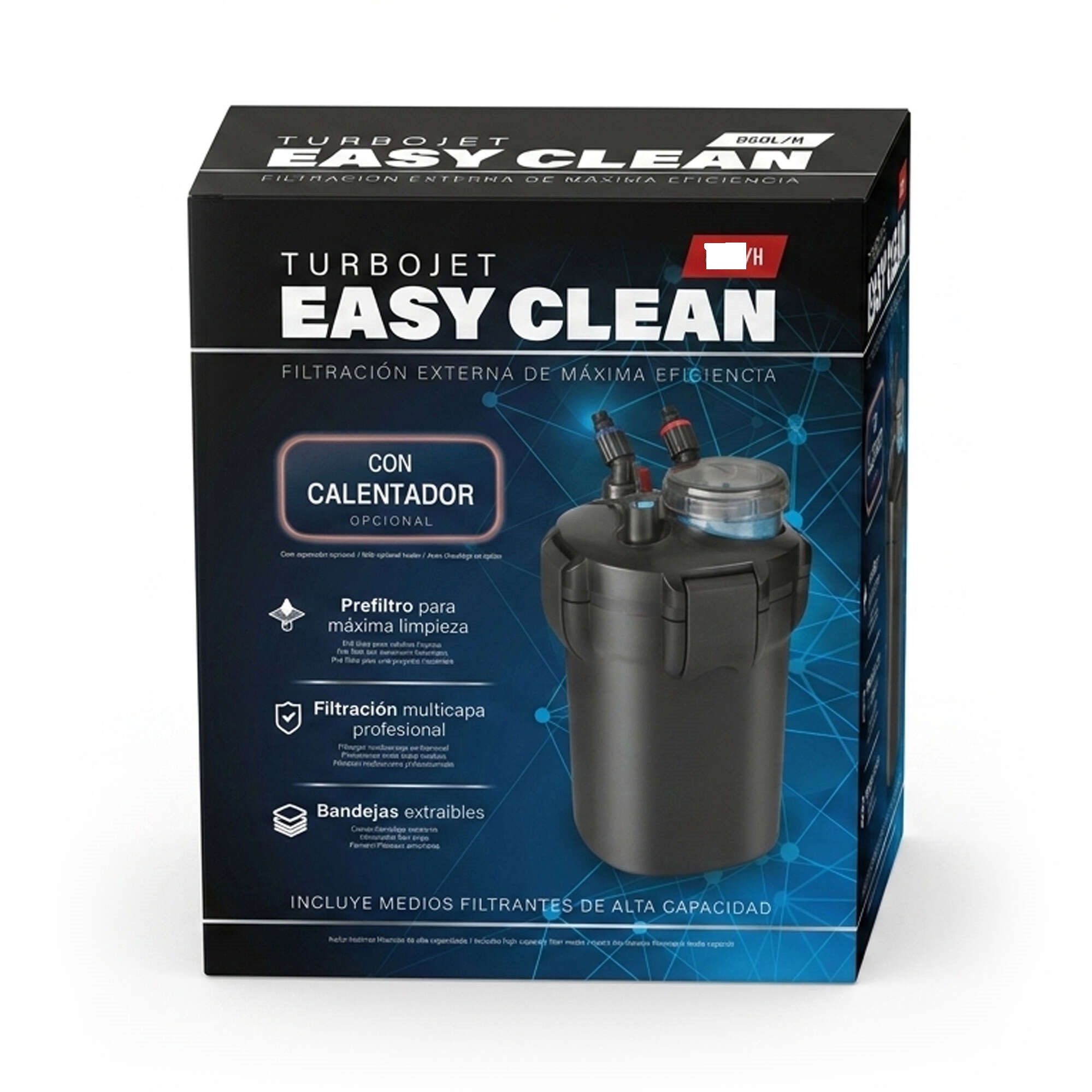 Filtro TurboJet Easy clean 1400 c/ Termostato
